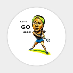 Coco Gauff - Let's go Coco Magnet